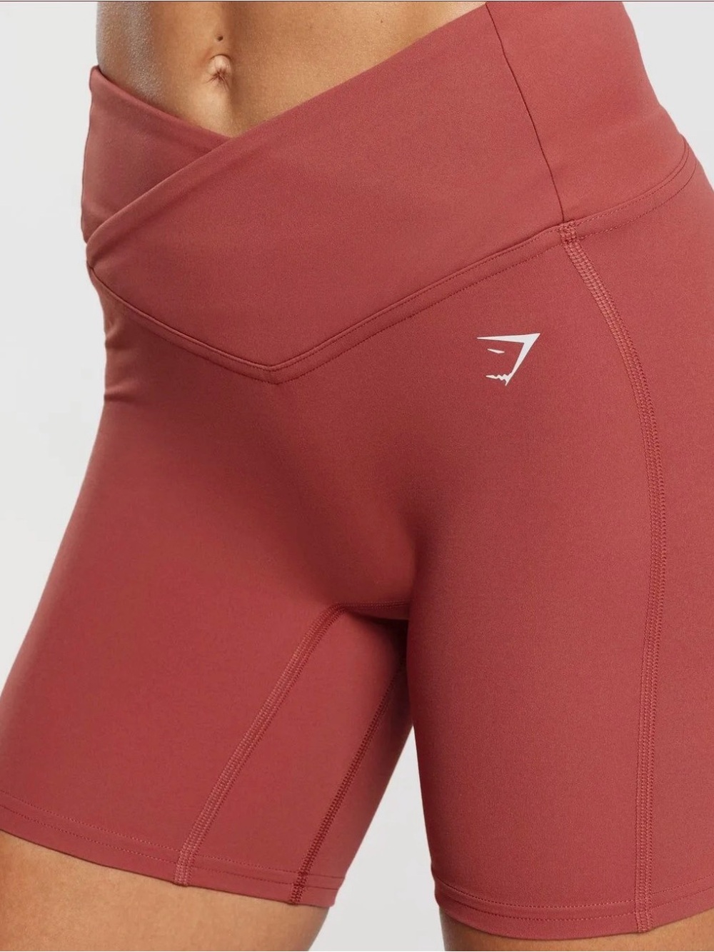 Gymshark High-Waist V-Front Bike Shorts - Sz XS